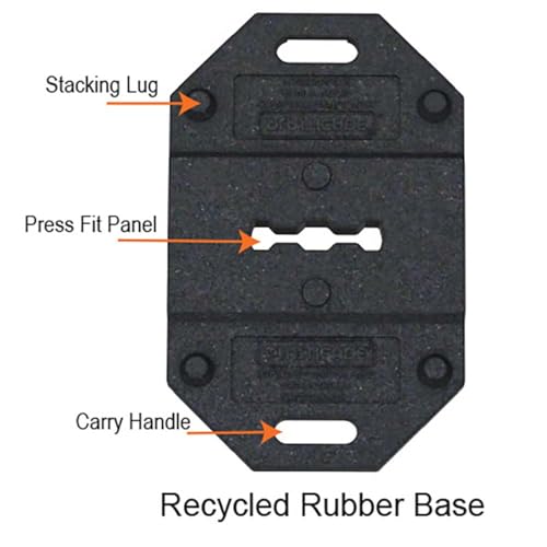 Panneau de passage pour piétons robuste Plasticade de qualité diamant réfléchissant