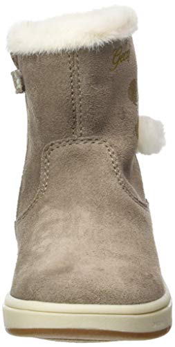 Geox B Trottola Girl C Mid Calf Boot, Brown Smoke Grey, 5.5 Big Kid #TOP1