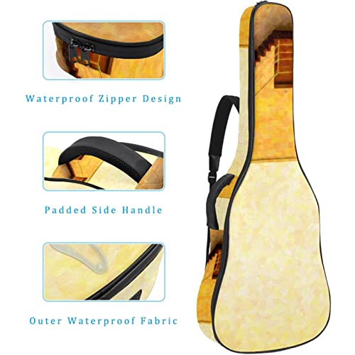 Étui de protection rembourré pour guitare acoustique classique Style graffiti, Multicolore 06, 42.9×16.9×4.7 in… - Les Beatles, Paul McCartney, John Lennon, RIngo Starr, George Harrison Étui de protection rembourré pour guitare acoustique classique Style graffiti, Multicolore 06, 42.9x16.9x4.7 in… – Image 5