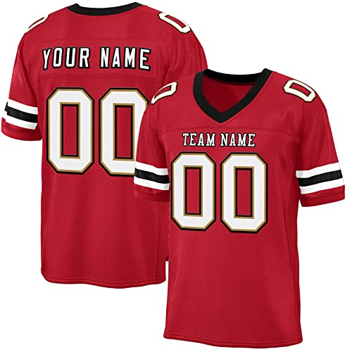 Custom Football Jersey Personalized Stitched Letters Number,Practice Football Uniform For Adult Youth S-7Xl #TOP7