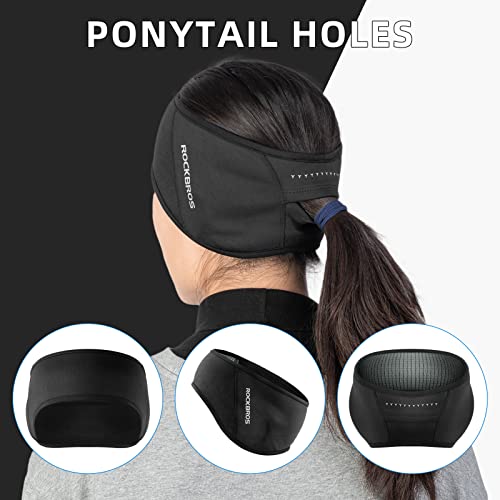 Rockbros Fleece Ear Warmers Earmuffs Headband Men Women For Running Skiing Cycling Warm Ear Cover For Winter Cold Weather #TOP4