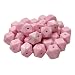 30pcs Marble Pink Color 14mm Silicone Hexagon Pearl Beads Silicone Geometry Spacer Beads for DIY Beading Mom Jewelry Necklace Making