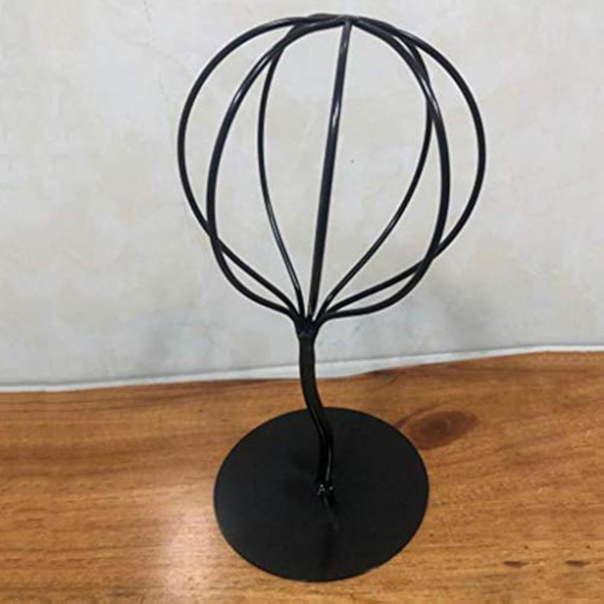 Modern Metal Hat Cap Holder, Tabletop Decor Wig Display Stand