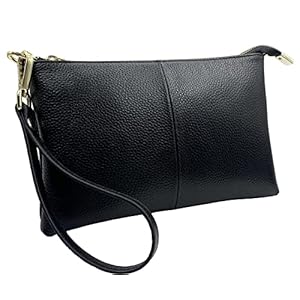 Beurlike Leather Wristlet Wallet Clutch Purses For Women Small Crossbody Phone Bags