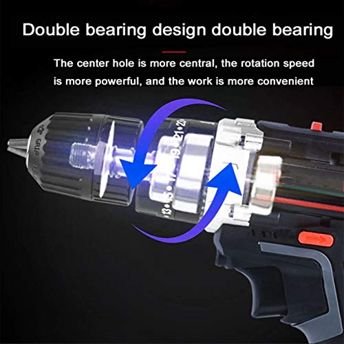 MFJFHK Elektrische Bohrmaschine, multifunktionale elektrische Bohrmaschine für den Haushalt, wiederaufladbare… – Bild 3