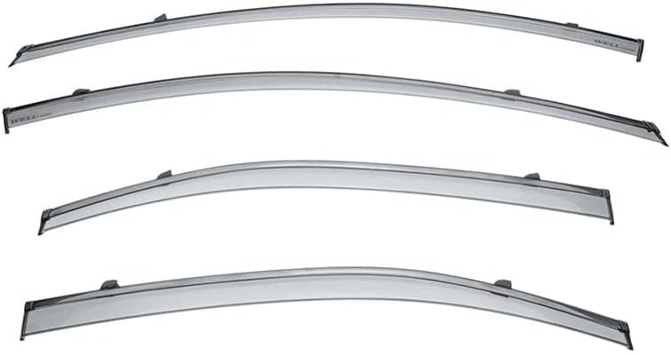 WellVisors Window Visors Wind Deflectors Compatible with Toyota 2020-2026 Corolla Sedan with Black Trim Rain Guards 3-847TY058