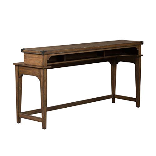 Liberty Furniture Aspen Skies Light Brown Console Bar Table #TOP11