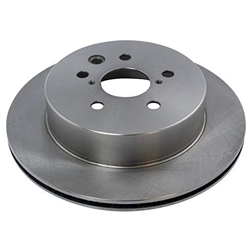 Image of TRQ Rear Brake Pad & Rotor Kit, with Chemical Kit Parking Brake Shoe Set Ceramic Compatible with 2014 Lexus IS250