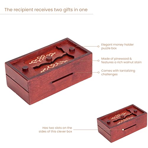 Bits And Pieces U2013 Stash Your Cash Secret Puzzle Box Brainteaser