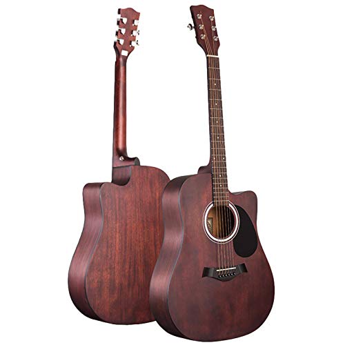 AWJK Guitare de Guitare Acoustique Classique de Taille complète et Guitare Junior,Marron - Les Beatles, Paul McCartney, John Lennon, RIngo Starr, George Harrison AWJK Guitare de Guitare Acoustique Classique de Taille complète et Guitare Junior,Marron