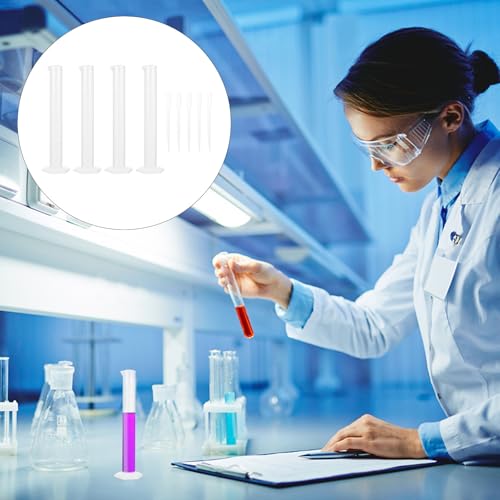 Cilindros de medición sin derrames gracias a su base estable y vertedor 7