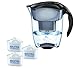 Brita 106051 Elemaris Starter-Pack mit 3 Kartuschen, XL, Schwarz