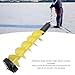 Zunate Ice Auger Drill Bit - 6in Diameter 2-Blade for Deep Ice Fishing with Locator, Yellow