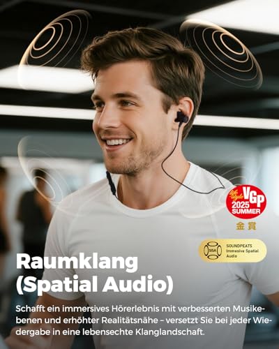 Soundpeats Q40HD Bluetooth Kopfhörer mit LDAC und IP67 Wasserschutz