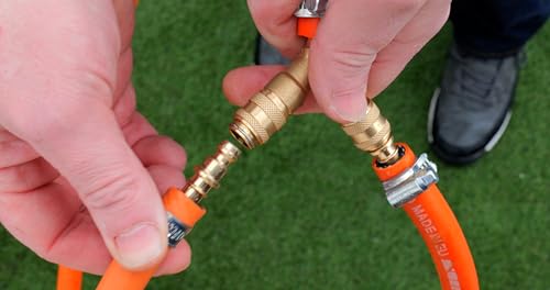 3-Wege-Schnellspann-Gasschlauch-Verteiler-Kupplung für 8 mm Propan-/Butan-Schlauch
