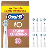 Oral-B iO Aufsteckbürsten Sanfte Reinigung, Weiß, 8 Stück