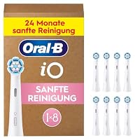 Oral-B – Oral-B iO Aufsteckbürsten Sanfte Reinigung, Weiß, 8 Stück