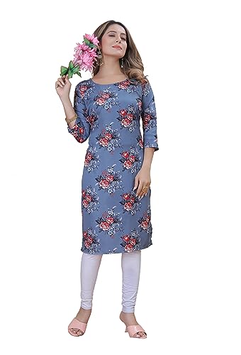 Image of Women's Multicolor Stylish Crepe Kurta||Pack of 2 Kurta||Kurta for Women