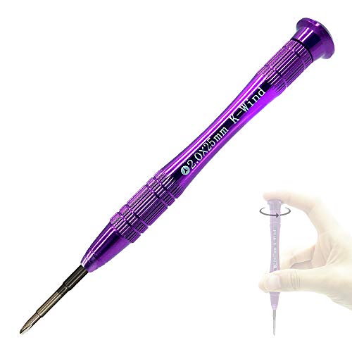Triwing Screwdriver Y0 2.0mm Compatible with Switch/Samsung Galaxy Tab/Apple MacBook Pro, Small Tri-wing Y Shape, Tri point Screwdriver 2mm, S2 High Alloy Steel Head, Magnetic Y Tip, 360° Rotary Cap