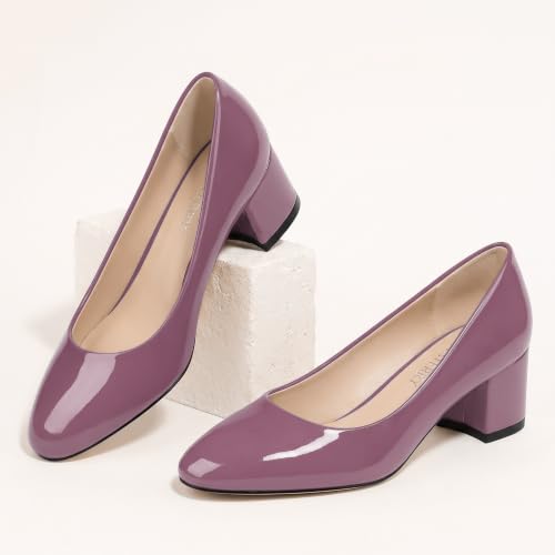 Image of SKYSTERRY Women's Low Heel Dress Pumps Shoes 2 Inch