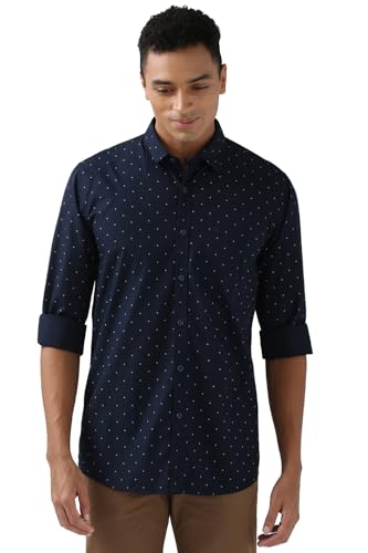 Image of Peter England Men's Slim Fit Shirt