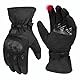 KEMIMOTO Taktische Handschuhe Winter, Motorradhandschuhe Winter Wasserdicht, Militär Einsatzhandschuhe mit Kohlefaser Knöchelprotektor, für Arbeit, Wandern, Jagd und Security