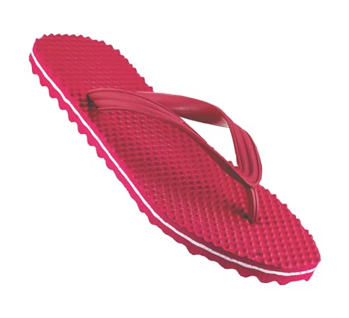 Image of Hawalker Men's Super Acu Prime Flip Flops made with 100% Natural Rubber for All Weather | Comfortable Hawai chappals | Durable Slippers