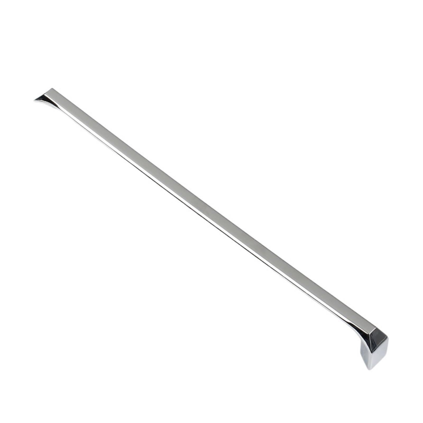 Poignée de quincaillerie meuble 256mm entraxe chrome minimaliste