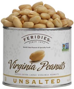 Super Extra Large Unsalted Virginia Peanuts - 9oz Can