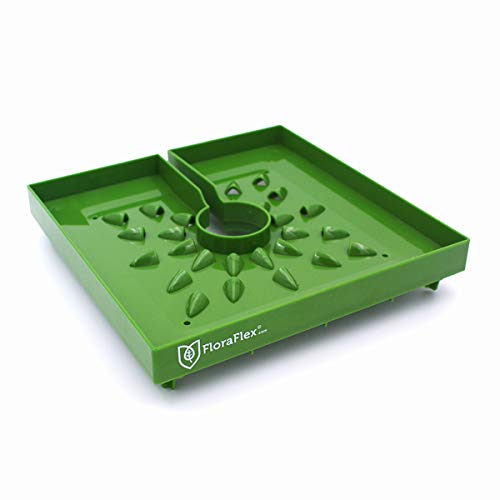 FloraFlex FF367 FloraCap Plastic Block Cover-8-Inch (Pack of 3), Green