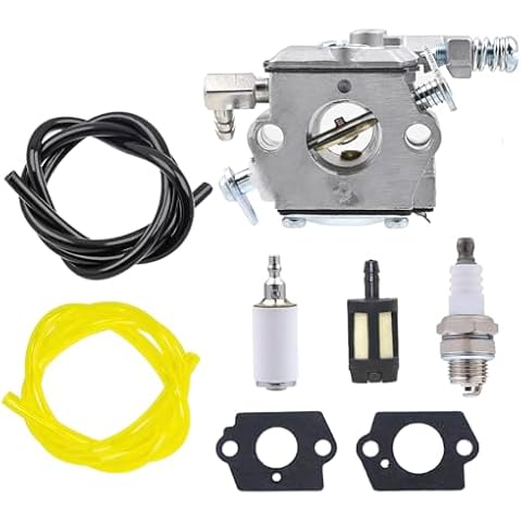 Aylux 640347 640347A Carburetor Kit for Tecumseh TC200 TC300 TM049XA 2 Cycle Vertical Engine Strikemaster Jiffy Ice Auger Cover