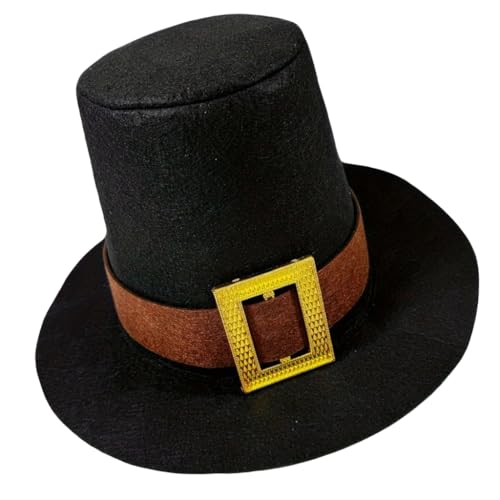 Xinsheinelry Wool Pilgrims Hat with Classical Design for Formal Event Comfortable Breathable Costume