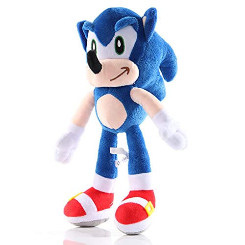 Peluche Sonic, Bambola Peluche Sonic Animale Farcito Bambola Di Peluche Per Bambini, Idea Regalo Per Natale, Compleanno, Collezione (28cm)