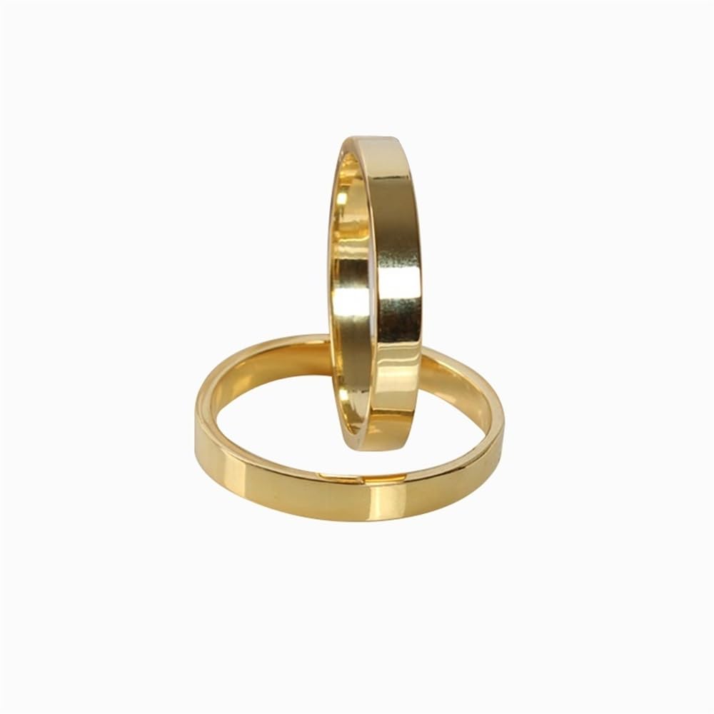 Anelli Portatovaglioli Portatovaglioli con fibbie for tovaglioli for la decorazione della tavola di casa del ristorante festa nozze(50pcs gold)