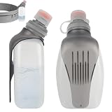 SKJJM 2 PCS Borraccia da Corsa, 250 ml Borraccia Sportiva, Senza BPA, a Prova di Perdite, con Clip Posteriore, Ideale per Corsa, Escursionismo, Ciclismo