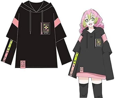 Amazon Co Jp 甘露寺 蜜璃 かんろじ みつり パーカー はしびら いのすけ きめつのやいばシャツ インナーシャツ おしゃれティー メンズファッ 長袖 春と秋の服 A M ファッション