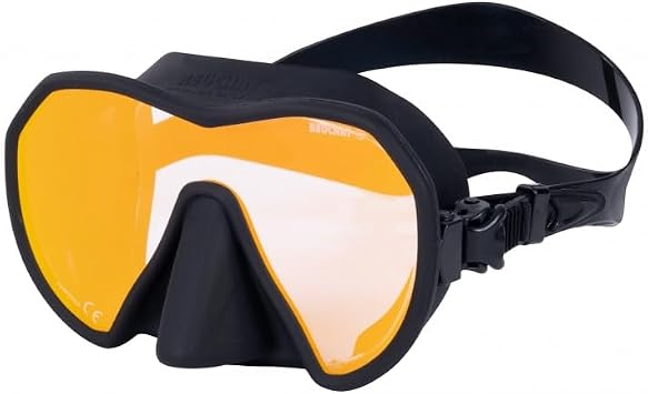 BEUCHAT Maske MAXLUX S Renkli Cam, Siyah
