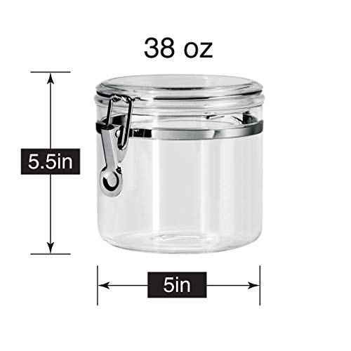 Oggi Food Storage Container, 38-Ounce, Clear #TOP7
