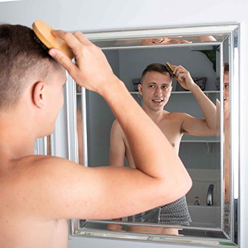 Grannaturals 753807366793 Military Style Boar Bristle Mens Hair Brush thumb #3