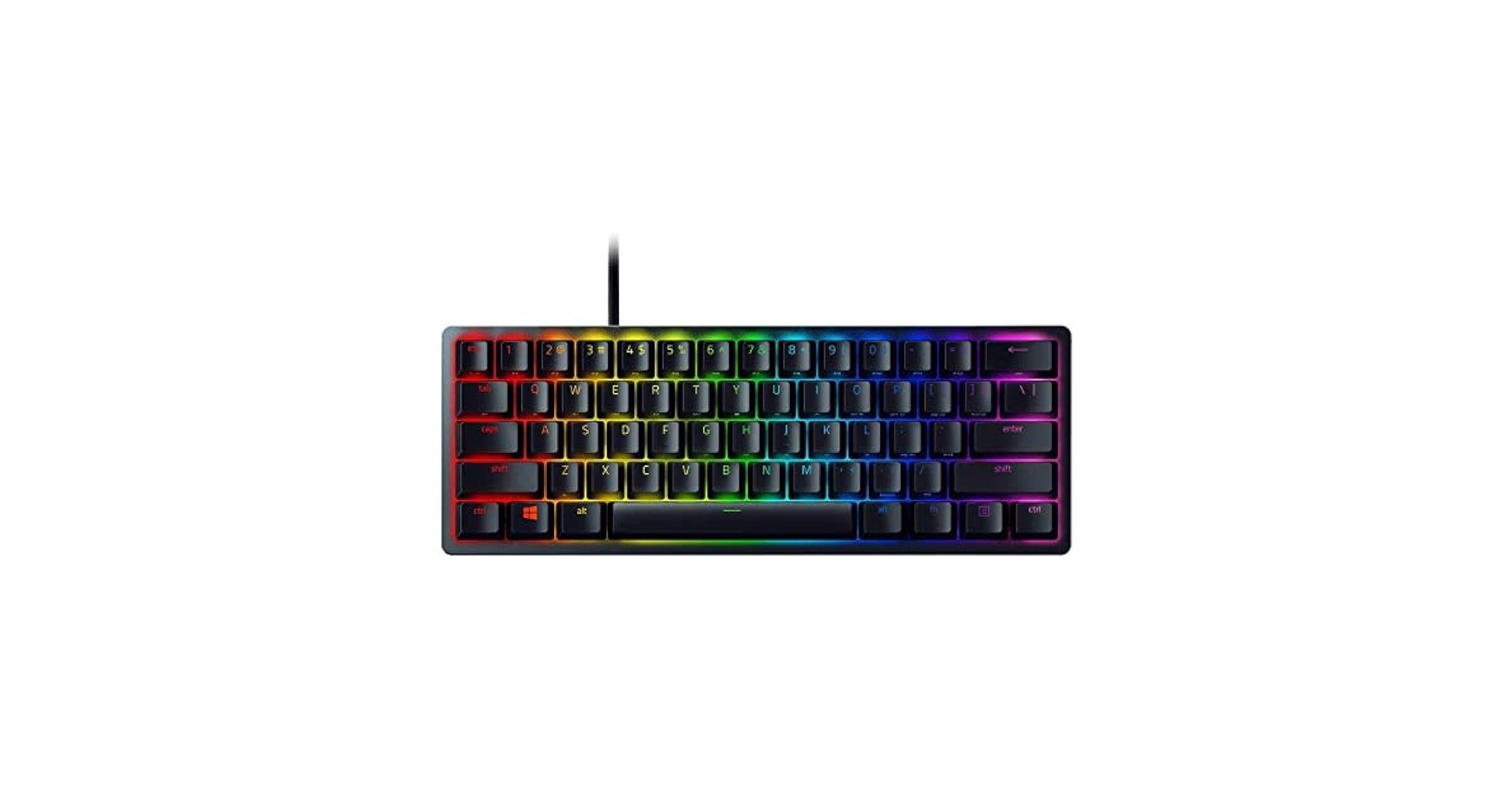 Razer Huntsman Mini 紫軸 ゲーミングキーボード Amazon.com: Razer Huntsman Mini (Purple Switch) - Compact 60