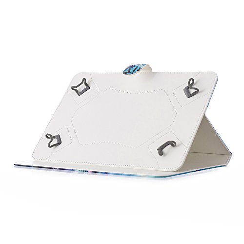 Dteck Universal Case For 9.6-10.5 Inch Tablet - Flip Stand Wallet Case For 10 10.1 10.4 Inch Android Tablet/Lenovo Tab 10.1 10.3/ Samsung Galaxy Tab 9.6 10.1 10.4 10.5/ Onn 10.1 Inch (Blue Tiger) #TOP5