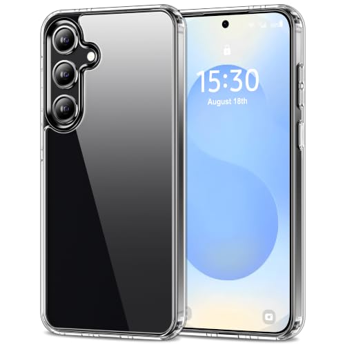 HOOMIL Case for Samsung Galaxy S25 FE, Anti-Yellowing, Clear
