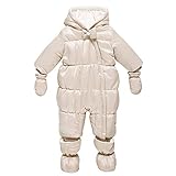 für Baby 3-6 Monate // Kuscheliger Schneeoverall mit Fleeceinnenfutter