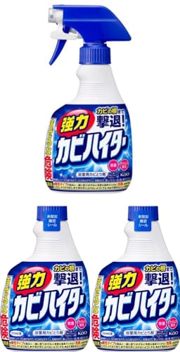 強力カビハイター 【Amazon限定】【お得セット】 (本体×1本 替え×2) 400ml×3の商品画像（Amazon）