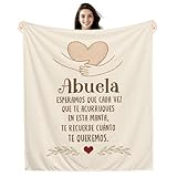 Amorea Regalo Dulce Mantas para Mujeres Hombres Mamá Papá Abuela Abuelo Tía Hermana Mejor Amiga Regalo de Cumpleaños Regalo del Día de la Madre Regalo del Día del Padre (Abuela-b)