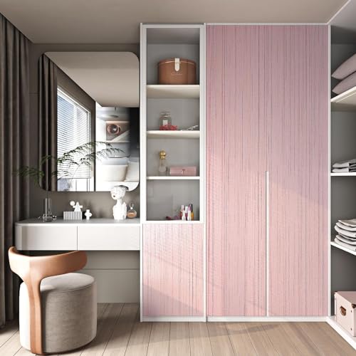 Papier peint rose pastel FunStick 40,1x1198,9 cm pour deco