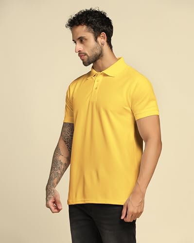 Image of VastraVibes Men's Polo Regular Fit T-Shirt