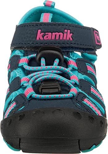 Kamik Girl's Crab (Toddler/Little Kid/Big Kid) Navy/Teal 3 Little Kid M | Image 2