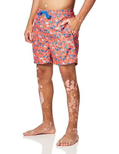 Kanu Surf Men's Monaco Swim Trunks (Regular & Extended Sizes), Key West Coral, X-Large #TOP2