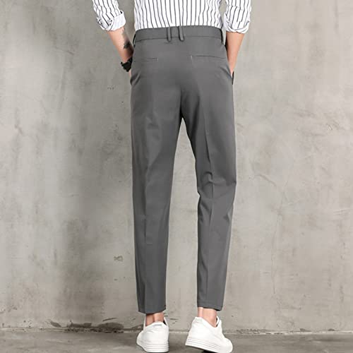 Pantalones Casual Ajustados No Plancha para Hombre miniatura 6